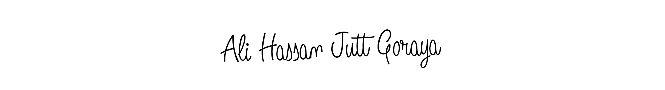 Make a beautiful signature design for name Ali Hassan Jutt Goraya. Use this online signature maker to create a handwritten signature for free. Ali Hassan Jutt Goraya signature style 5 images and pictures png