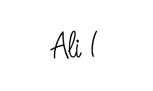 if you are searching for the best signature style for your name Ali I. so please give up your signature search. here we have designed multiple signature styles  using Angelique-Rose-font-FFP. Ali I signature style 5 images and pictures png