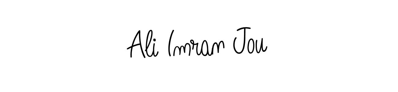 Similarly Angelique-Rose-font-FFP is the best handwritten signature design. Signature creator online .You can use it as an online autograph creator for name Ali Imran Jou. Ali Imran Jou signature style 5 images and pictures png