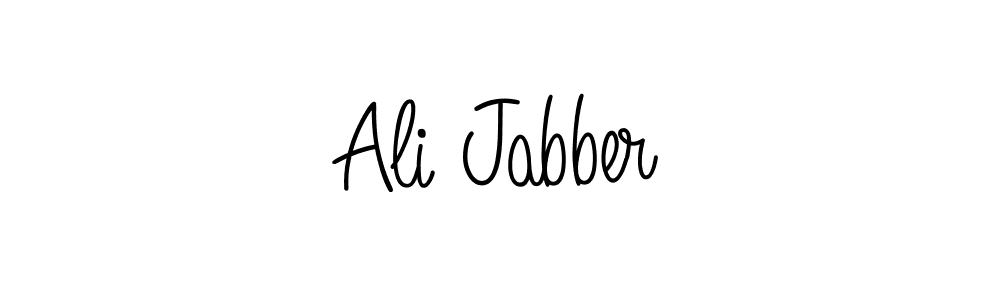 Also we have Ali Jabber name is the best signature style. Create professional handwritten signature collection using Angelique-Rose-font-FFP autograph style. Ali Jabber signature style 5 images and pictures png