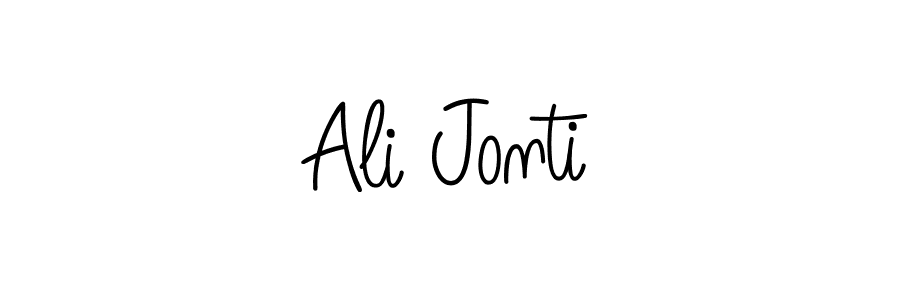 You can use this online signature creator to create a handwritten signature for the name Ali Jonti. This is the best online autograph maker. Ali Jonti signature style 5 images and pictures png