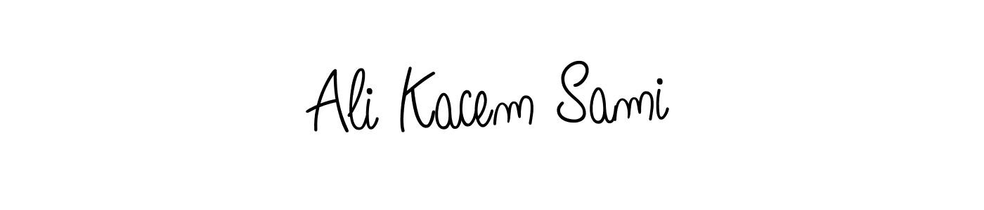 Create a beautiful signature design for name Ali Kacem Sami. With this signature (Angelique-Rose-font-FFP) fonts, you can make a handwritten signature for free. Ali Kacem Sami signature style 5 images and pictures png