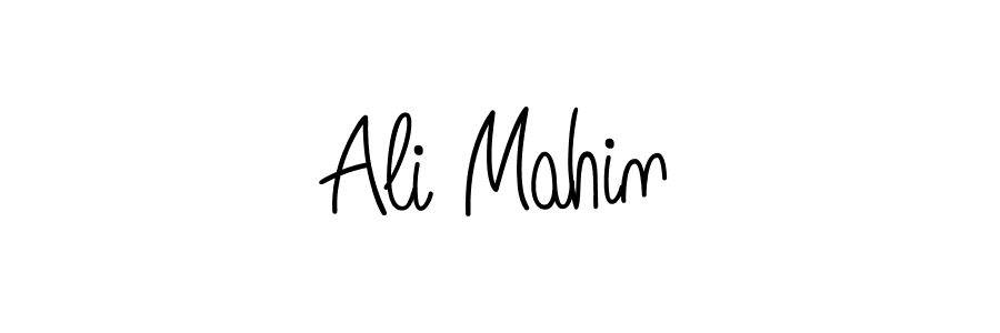 The best way (Angelique-Rose-font-FFP) to make a short signature is to pick only two or three words in your name. The name Ali Mahin include a total of six letters. For converting this name. Ali Mahin signature style 5 images and pictures png