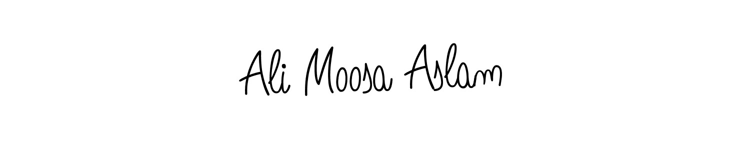 This is the best signature style for the Ali Moosa Aslam name. Also you like these signature font (Angelique-Rose-font-FFP). Mix name signature. Ali Moosa Aslam signature style 5 images and pictures png