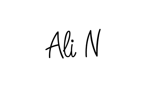 How to make Ali N signature? Angelique-Rose-font-FFP is a professional autograph style. Create handwritten signature for Ali N name. Ali N signature style 5 images and pictures png