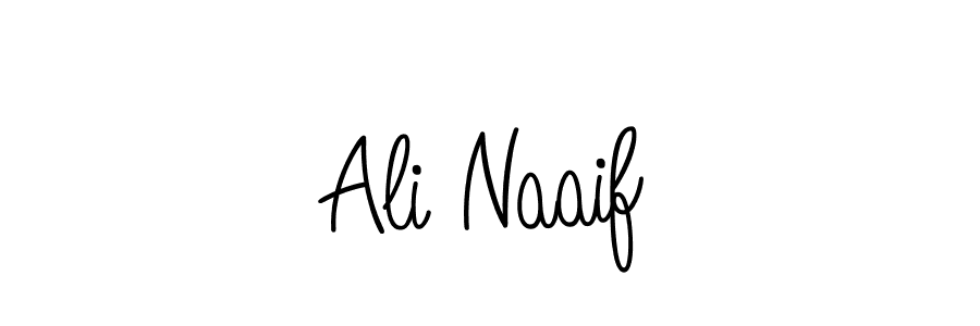 How to make Ali Naaif name signature. Use Angelique-Rose-font-FFP style for creating short signs online. This is the latest handwritten sign. Ali Naaif signature style 5 images and pictures png