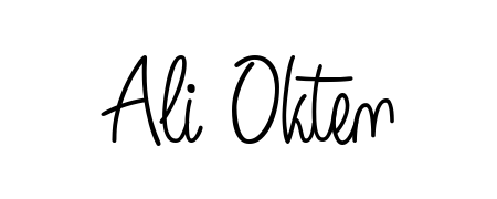 A timeless handwritten aesthetic for Ali Okten. The Angelique-Rose-font-FFP font gives your signature a handcrafted feel with natural curves. Ali Okten signature style 5 images and pictures png