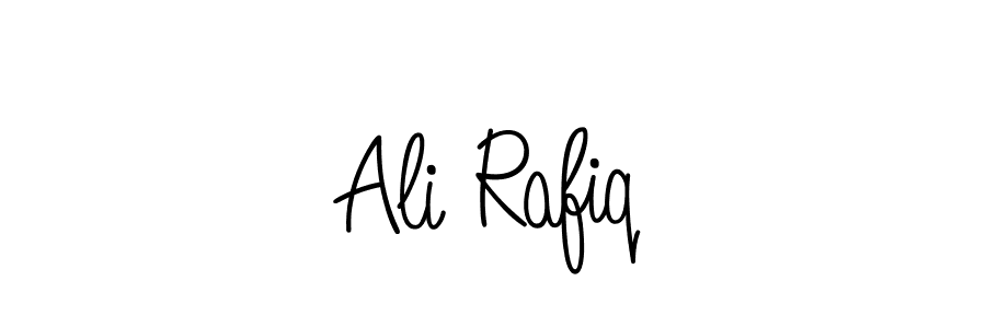 How to make Ali Rafiq name signature. Use Angelique-Rose-font-FFP style for creating short signs online. This is the latest handwritten sign. Ali Rafiq signature style 5 images and pictures png