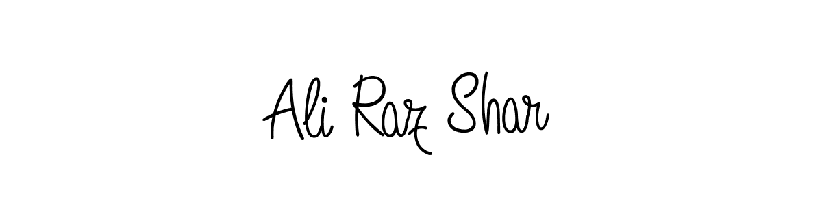 This is the best signature style for the Ali Raz Shar name. Also you like these signature font (Angelique-Rose-font-FFP). Mix name signature. Ali Raz Shar signature style 5 images and pictures png