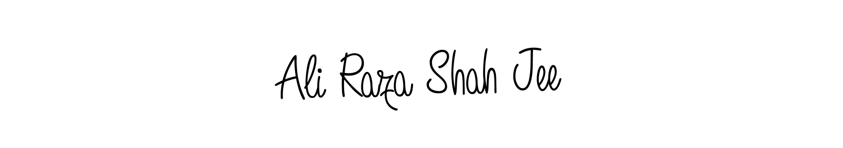 Create a beautiful signature design for name Ali Raza Shah Jee. With this signature (Angelique-Rose-font-FFP) fonts, you can make a handwritten signature for free. Ali Raza Shah Jee signature style 5 images and pictures png