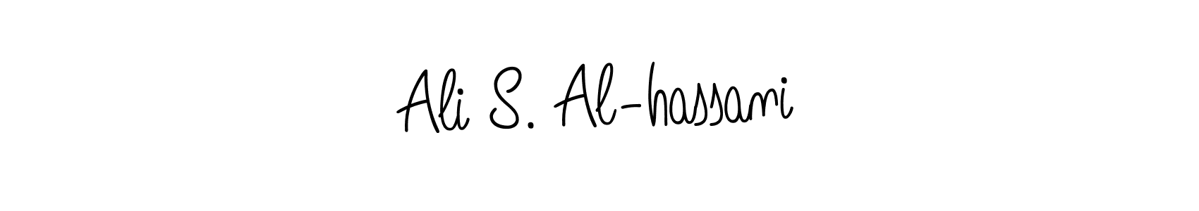 Create a beautiful signature design for name Ali S. Al-hassani. With this signature (Angelique-Rose-font-FFP) fonts, you can make a handwritten signature for free. Ali S. Al-hassani signature style 5 images and pictures png