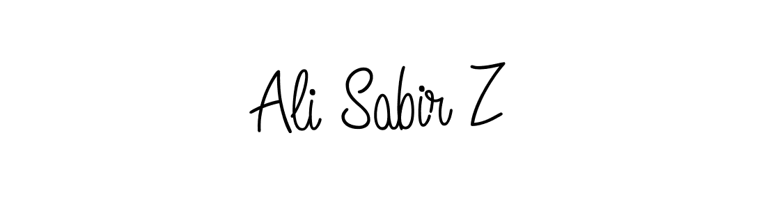 You should practise on your own different ways (Angelique-Rose-font-FFP) to write your name (Ali Sabir Z) in signature. don't let someone else do it for you. Ali Sabir Z signature style 5 images and pictures png