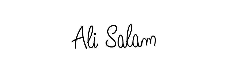 How to Draw Ali Salam signature style? Angelique-Rose-font-FFP is a latest design signature styles for name Ali Salam. Ali Salam signature style 5 images and pictures png