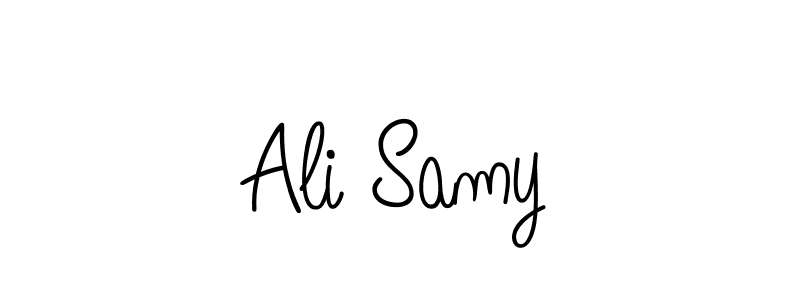 The best way (Angelique-Rose-font-FFP) to make a short signature is to pick only two or three words in your name. The name Ali Samy include a total of six letters. For converting this name. Ali Samy signature style 5 images and pictures png