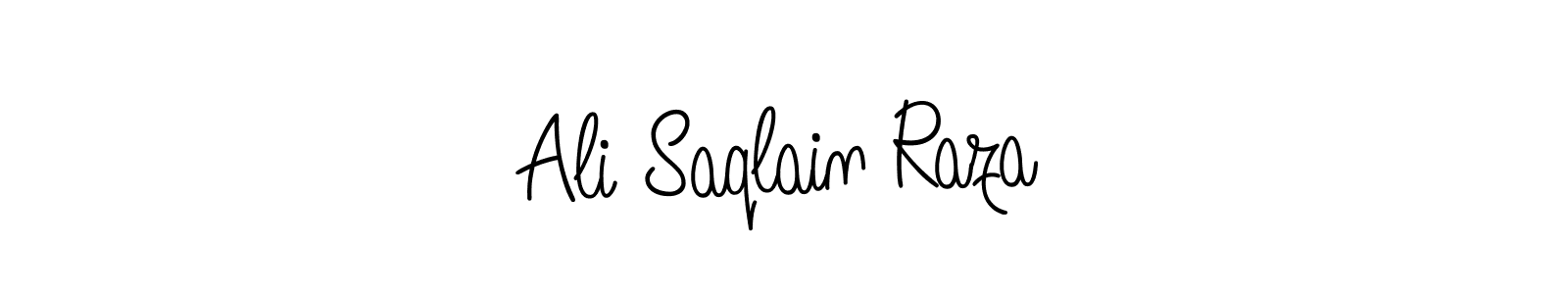 Create a beautiful signature design for name Ali Saqlain Raza. With this signature (Angelique-Rose-font-FFP) fonts, you can make a handwritten signature for free. Ali Saqlain Raza signature style 5 images and pictures png