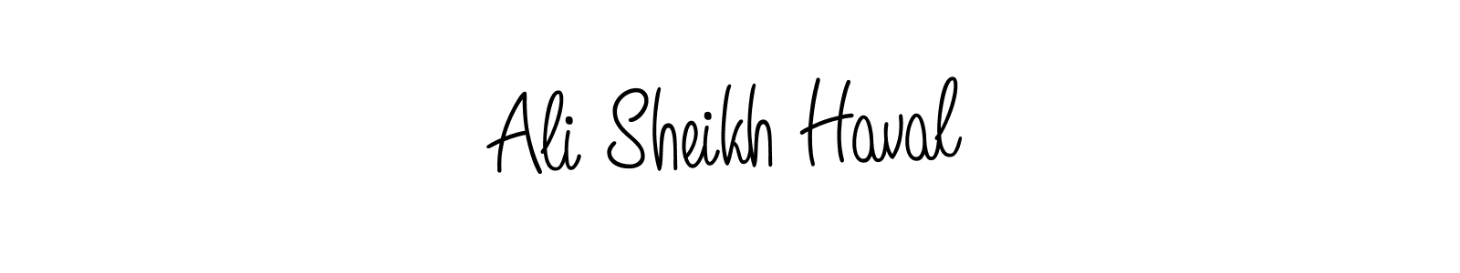 Make a beautiful signature design for name Ali Sheikh Haval. With this signature (Angelique-Rose-font-FFP) style, you can create a handwritten signature for free. Ali Sheikh Haval signature style 5 images and pictures png