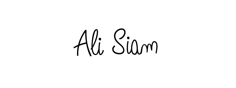Make a beautiful signature design for name Ali Siam. Use this online signature maker to create a handwritten signature for free. Ali Siam signature style 5 images and pictures png
