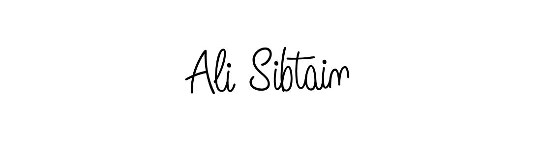 The best way (Angelique-Rose-font-FFP) to make a short signature is to pick only two or three words in your name. The name Ali Sibtain include a total of six letters. For converting this name. Ali Sibtain signature style 5 images and pictures png