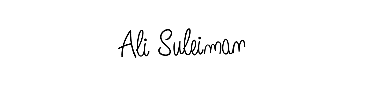 Ali Suleiman stylish signature style. Best Handwritten Sign (Angelique-Rose-font-FFP) for my name. Handwritten Signature Collection Ideas for my name Ali Suleiman. Ali Suleiman signature style 5 images and pictures png