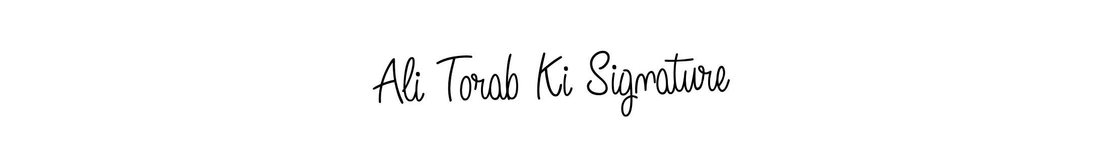 The best way (Angelique-Rose-font-FFP) to make a short signature is to pick only two or three words in your name. The name Ali Torab Ki Signature include a total of six letters. For converting this name. Ali Torab Ki Signature signature style 5 images and pictures png