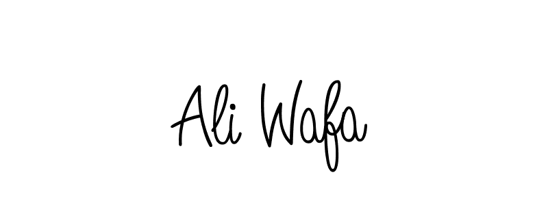 Once you've used our free online signature maker to create your best signature Angelique-Rose-font-FFP style, it's time to enjoy all of the benefits that Ali Wafa name signing documents. Ali Wafa signature style 5 images and pictures png