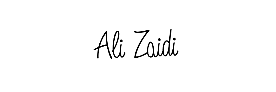 Ali Zaidi stylish signature style. Best Handwritten Sign (Angelique-Rose-font-FFP) for my name. Handwritten Signature Collection Ideas for my name Ali Zaidi. Ali Zaidi signature style 5 images and pictures png