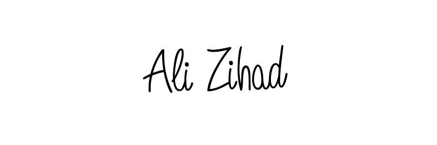 Make a beautiful signature design for name Ali Zihad. With this signature (Angelique-Rose-font-FFP) style, you can create a handwritten signature for free. Ali Zihad signature style 5 images and pictures png