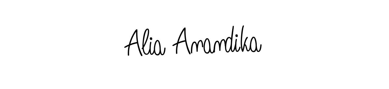 Make a short Alia Anandika signature style. Manage your documents anywhere anytime using Angelique-Rose-font-FFP. Create and add eSignatures, submit forms, share and send files easily. Alia Anandika signature style 5 images and pictures png