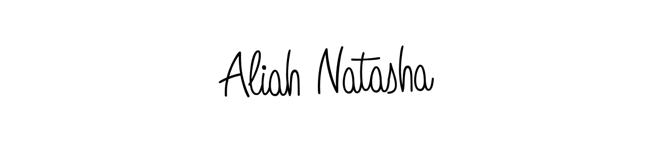 Make a beautiful signature design for name Aliah Natasha. Use this online signature maker to create a handwritten signature for free. Aliah Natasha signature style 5 images and pictures png