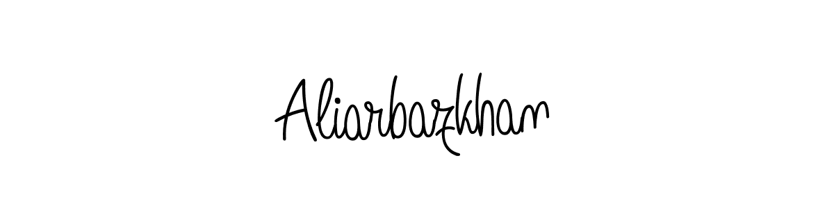 How to Draw Aliarbazkhan signature style? Angelique-Rose-font-FFP is a latest design signature styles for name Aliarbazkhan. Aliarbazkhan signature style 5 images and pictures png
