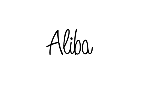 Make a beautiful signature design for name Aliba. Use this online signature maker to create a handwritten signature for free. Aliba signature style 5 images and pictures png