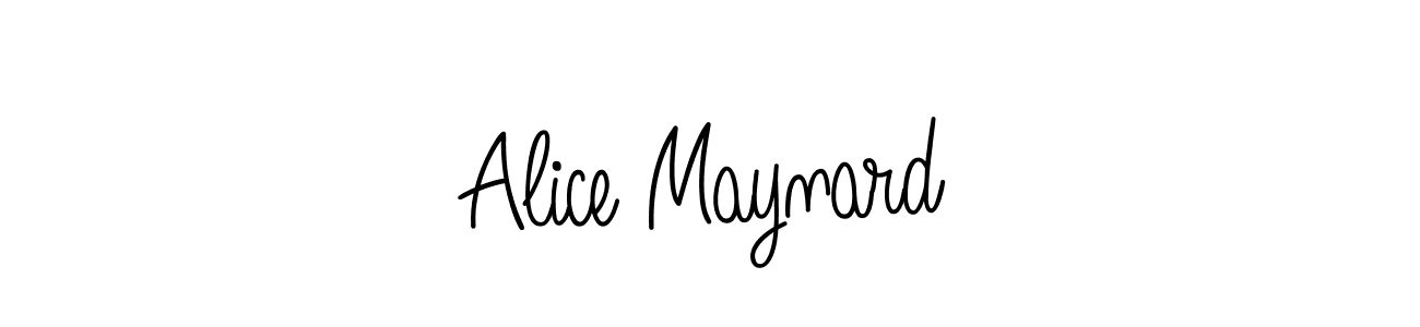 Make a beautiful signature design for name Alice Maynard. With this signature (Angelique-Rose-font-FFP) style, you can create a handwritten signature for free. Alice Maynard signature style 5 images and pictures png