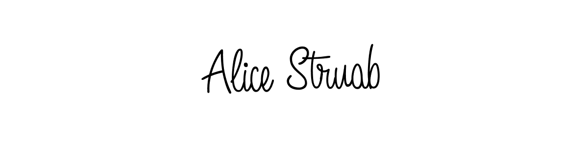 Best and Professional Signature Style for Alice Struab. Angelique-Rose-font-FFP Best Signature Style Collection. Alice Struab signature style 5 images and pictures png