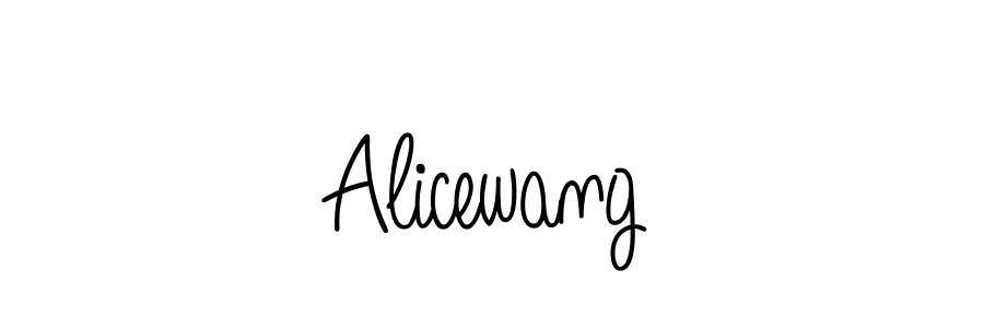 Also You can easily find your signature by using the search form. We will create Alicewang name handwritten signature images for you free of cost using Angelique-Rose-font-FFP sign style. Alicewang signature style 5 images and pictures png