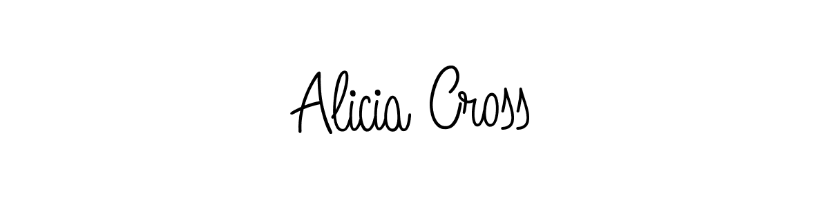 Make a beautiful signature design for name Alicia Cross. Use this online signature maker to create a handwritten signature for free. Alicia Cross signature style 5 images and pictures png