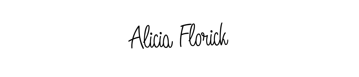 How to make Alicia Florick name signature. Use Angelique-Rose-font-FFP style for creating short signs online. This is the latest handwritten sign. Alicia Florick signature style 5 images and pictures png