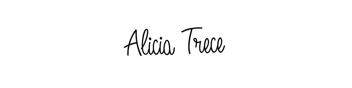 You can use this online signature creator to create a handwritten signature for the name Alicia Trece. This is the best online autograph maker. Alicia Trece signature style 5 images and pictures png