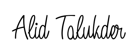 A classic penmanship look for Alid Talukder. The Angelique-Rose-font-FFP font brings timeless elegance and confidence to every signed document. Alid Talukder signature style 5 images and pictures png