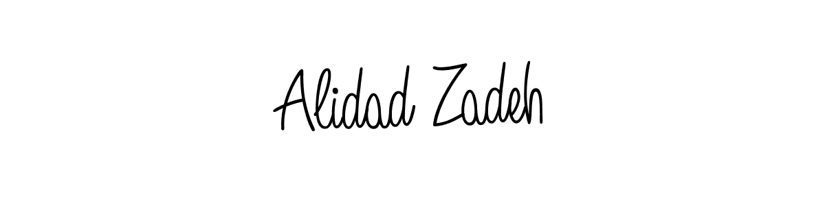 You should practise on your own different ways (Angelique-Rose-font-FFP) to write your name (Alidad Zadeh) in signature. don't let someone else do it for you. Alidad Zadeh signature style 5 images and pictures png