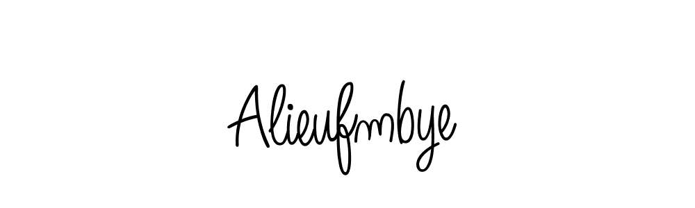 Alieufmbye stylish signature style. Best Handwritten Sign (Angelique-Rose-font-FFP) for my name. Handwritten Signature Collection Ideas for my name Alieufmbye. Alieufmbye signature style 5 images and pictures png