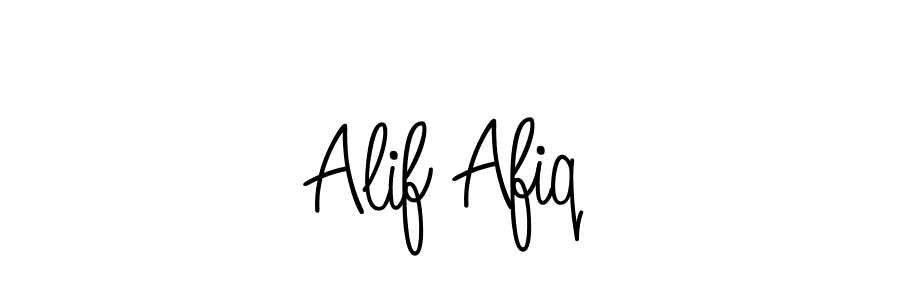 How to make Alif Afiq name signature. Use Angelique-Rose-font-FFP style for creating short signs online. This is the latest handwritten sign. Alif Afiq signature style 5 images and pictures png