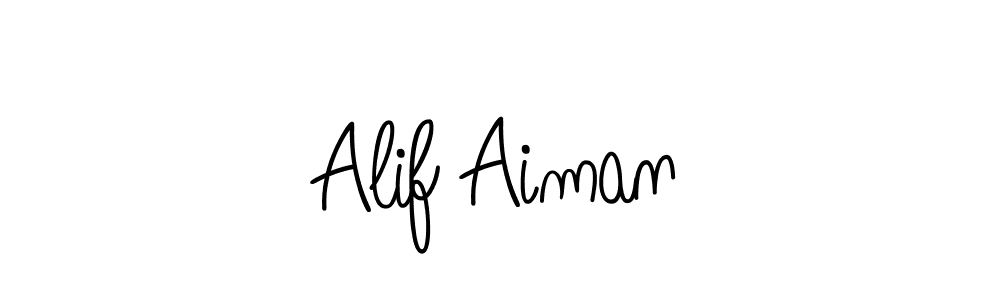 You can use this online signature creator to create a handwritten signature for the name Alif Aiman. This is the best online autograph maker. Alif Aiman signature style 5 images and pictures png