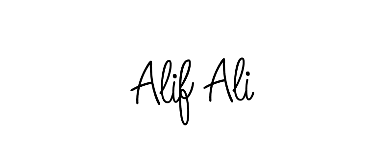 Make a beautiful signature design for name Alif Ali. With this signature (Angelique-Rose-font-FFP) style, you can create a handwritten signature for free. Alif Ali signature style 5 images and pictures png