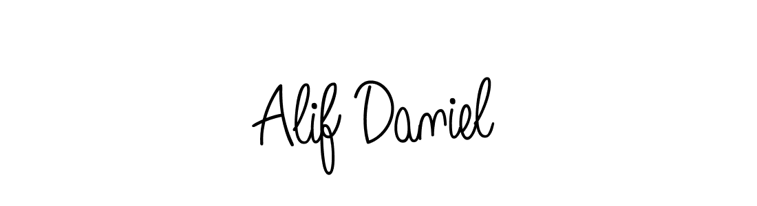 Once you've used our free online signature maker to create your best signature Angelique-Rose-font-FFP style, it's time to enjoy all of the benefits that Alif Daniel name signing documents. Alif Daniel signature style 5 images and pictures png