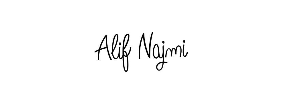 Check out images of Autograph of Alif Najmi name. Actor Alif Najmi Signature Style. Angelique-Rose-font-FFP is a professional sign style online. Alif Najmi signature style 5 images and pictures png