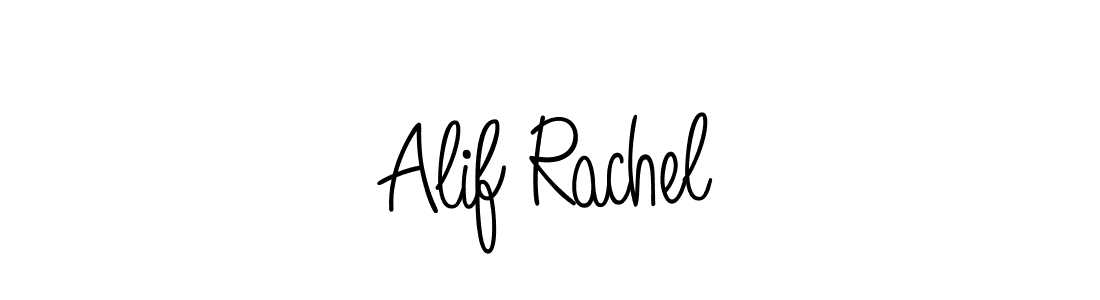 How to Draw Alif Rachel signature style? Angelique-Rose-font-FFP is a latest design signature styles for name Alif Rachel. Alif Rachel signature style 5 images and pictures png
