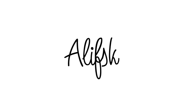 How to Draw Alifsk signature style? Angelique-Rose-font-FFP is a latest design signature styles for name Alifsk. Alifsk signature style 5 images and pictures png
