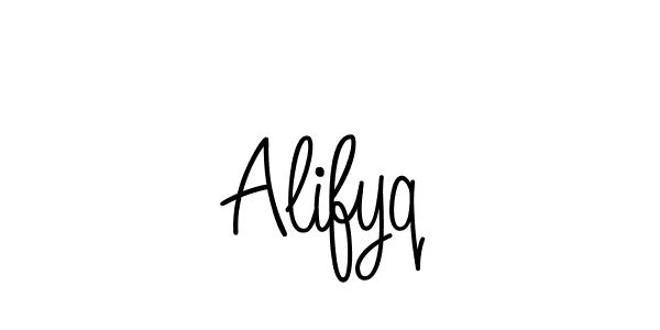 Create a beautiful signature design for name Alifyq. With this signature (Angelique-Rose-font-FFP) fonts, you can make a handwritten signature for free. Alifyq signature style 5 images and pictures png