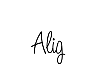 Create a beautiful signature design for name Alig. With this signature (Angelique-Rose-font-FFP) fonts, you can make a handwritten signature for free. Alig signature style 5 images and pictures png