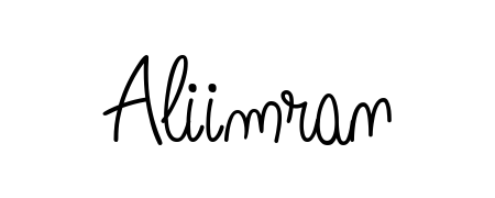 The best way (Angelique-Rose-font-FFP) to make a short signature is to pick only two or three words in your name. For converting this name Aliimran. Aliimran signature style 5 images and pictures png